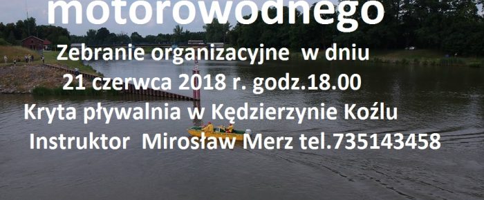 Kurs na sternika motorowodnego